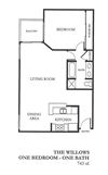 1 Bedroom / 1 Bathroom/ Medium